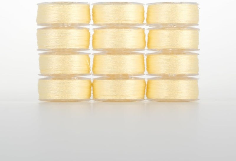 YLI Threads YLI Cotton Quilting Thread – 50 wt Egyptian Cotton for Piecing & Quilting - Low-lint & Strong - Class 15 Prewound Bobbins - Lazy Daze - Image 2